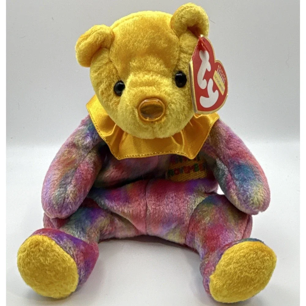 Ty Beanie Babies November Bear Plush 2001 Vintage, Ages 3+ (3-7 Years)